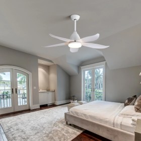 Resim Fancium LED Aydınlatmalı Uzaktan Kumandalı Beyaz Tavan Vantilatörü DKF-502 