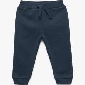 Resim Erkek Bebek Beli Lastikli Şardonlu Basic Jogger Eşofman Altı 