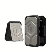 Resim UAG Çok Amaçlı Taşınabilir Metal Manyetik Cüzdan, Stand Dahil, Kart Yuvası Bulunan, Hava Koşullarına Dayanıklı ve Kapalı Sistem ile Toz ve Suya Karşı Koruma Sağlar, Süper Mıknatıslı Çekim 