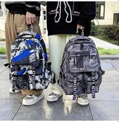 Resim Springsun Öğrenci Sırt Çantası 15.6" Taşınabilir Üniversite Sırt Çantası, Gençler İçin Büyük Kapasiteli Okul Sırt Çantası, Erkek, Kız, Lise Öğrencileri İçin Resmi Olmayan Seyahat Sırt Çantası Çok Renkli 