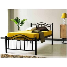Resim mobilyabazari Beray Tek Kişilik Metal Ferforje Karyola (100*200) 