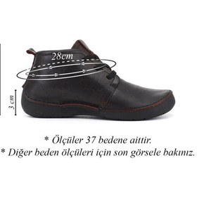 Resim Gönderir Gönderi R Kadın Bordo Antik Bağcıklı Hakiki Deri Comfort Bot Dkzb02842661 