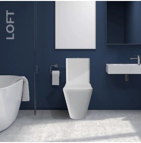 Resim Loft Duvara Sıfır Klozet Takım 