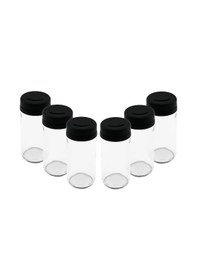 Resim 6 Pcs Cam - 225ml Baharatlık - Tuzluk Plastik Kapak 5250 Diğer 