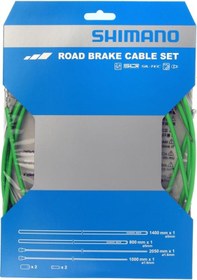 Resim Shimano Ptfe Yol Fren Kablo Seti(y80098014) Yeşil Siyah 