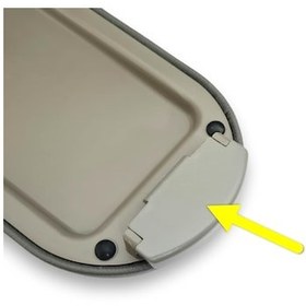 Resim VW Polo 2010-2017 Kol Dayama Mandalı Düğmesi Tuşu Gri 3B0868445 