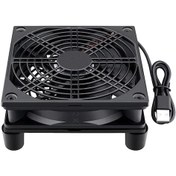 Resim Sunshine022 Çok Fonksiyonlu 12x12 Usb Soğutucu Fan Router Laptop İçin 