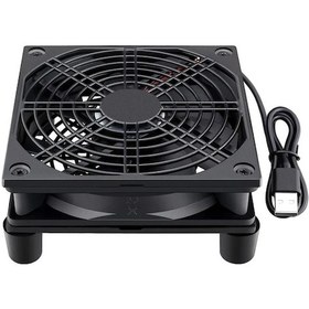 Resim Sunshine022 Çok Fonksiyonlu 12x12 Usb Soğutucu Fan Router Laptop İçin 