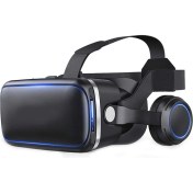 Resim Fogy Apple Iphone 11/12/13/14 Uyumlu Sanal Gerçeklik Gözlüğü Kulaklıklı 3D Vr Filmler&video Oyunları 