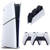 Resim Sony Playstation 5 Slim Digital - 2. Dualsense Ps5 Kol - Şarj İstasyonlu Oyun Konsolu 