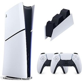 Resim Sony Playstation 5 Slim Digital - 2. Dualsense Ps5 Kol - Şarj İstasyonlu Oyun Konsolu 