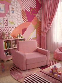 Resim LENSA HOME Çocuk Koltuğu Komple Sünger Katlanabilir Yataklı Minder Yatak (0-4 YAŞ) SOHO PEMBE 