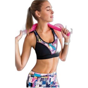 Resim Yeni Inci Desenli Sporcu Tayt Alt Üst Takım T144-T25 Çok Renkli 