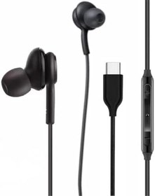 Resim Type-C Kablolu Kulak İçi Kulaklık - Gürültü Önleyici Mikrofon, Dahili Ses Kontrol, Ergonomik Silikon Uçlar, HD Stereo Ses, Tüm Type-C Cihazlarla Uyumlu (Siyah) 