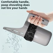 Resim Büyük Kapasiteli Çift Bölümlü Kedi Kumu Küpeşi, Entegre Çöp Rafı ile - Ergonomik Sap, Kolay Temizlenebilir Tasarım, Koku Kontrolü, Kediler için Çok Amaçlı, Çöp Poşeti Kutusu, Kedi Kumu Küpeşi, Koku Kontrolü Küpeşi, Modern Evcil Hayvan Aksesuarı, Dayanıklı Plastik Küpeşi 
