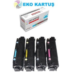 Resim Eko Kartuş Hp Color Laserjet Enterprise M553 (CF360X/040H) Set Mu 