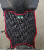 Resim Elektrikli Motosiklet Paspas Volta Vsx Uyumlu Kırmızı Kenar 