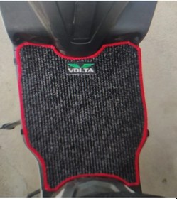 Resim Elektrikli Motosiklet Paspas Volta Vsx Uyumlu Kırmızı Kenar 