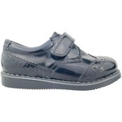 Resim Rugan Çift Yüzlü Erkek Çocuk Ayakkabısı Siyah Rugan Siyah Rugan 