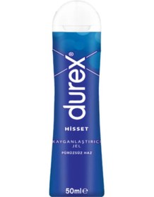 Resim Durex Hisset Pürüzsüz Hazlar 50 Ml Jel + Siyah Deri Göz Maskesi + Hediye 