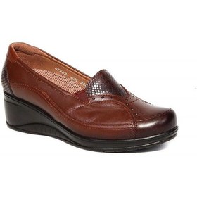 Resim Forelli 57603-g Kadın Hallux Valgus Yapili Dolgu Taban Ayakkabı 20k 57603-G-R1755 Taba 