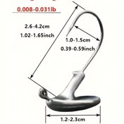 Resim 10 adet Ağır Hizmet Balıkçılık saç tokası - Anti-Tip, Büyük Gözler, Bass, Pike, Catfish, Trout, Perch için - Tatlı Su ve Tuzlu Su Balıkçılığı - Güvenli Yem Bağlama için Dayanıklı Yapı - Profesyonel ve Amatör Balıkçılar için İdeal, Balıkçı Temel Gereksinimleri, Sağlam saç tokası Tasarımı, Yüksek Kaliteli Metal, Açık Hava Sporcuları, Balıkçılık Ağırlığı, Balıkçılık Kurşunu, Kurşun Balıkçılığı, Balıkçılık saç tokası, Balıkçılık Ekipmanları ve Malzemeleri, Karp Balıkçılığı, Balıkçılık Tüm Ürünleri 