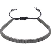 Resim Gri Hematit Erkek Bileklik - E1BLK0410487-P89 