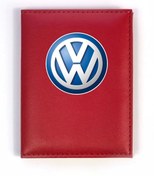 Resim HEDİYEDİYE Volkswagen Kırmızı Ruhsat Kabı 