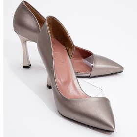 Resim Luvishoes 653 Bakır Lara Topuklu Kadın Ayakkabı Bakır 