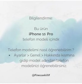Resim iPhone 15 Pro ile Uyumlu Off White Air Tasarım Baskılı Şeffaf Kılıf 