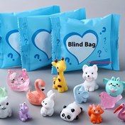 Resim 30 Adet Sevimli Mini Hayvan Sürpriz Kör Çantalar - Pastel Renklerde ve Eğlenceli Tasarımlı Reçine Hayvan Figürleri Parti Hediyeleri, Tatil Hediyesi, Ev Dekoru için (Yılbaşı, Paskalya, Sevgililer Günü) - Pil Gerekmez, Şirin Aksesuarlar 