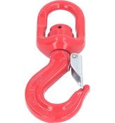 Resim Moveevo 1.12 Tonluk Çelik Çelik Döner Kanca - Yük Taşıma, Forklift Ve İnşaat İçin Esnek Güvenli Kanca 