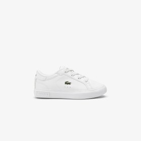 Resim Lacoste Powercourt Çocuk Beyaz Sneaker 