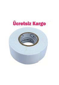 Resim Çift Taraflı Yapıştırma Köpük Bantı 25 MM X 2mt Montaj Bandı 1 Adet 