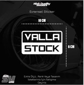 Resim ARONA Valla Stock Sticker Evrensel Dekor Etiket Modeli Tek Renk 