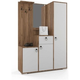 Resim Lavia Portmanto - Atlas Çam - Beyaz 