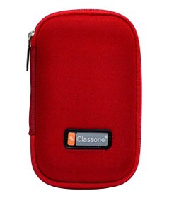 Resim Classone HD2001 2.5" Kırmızı Hard Disk Taşıma Çantası 
