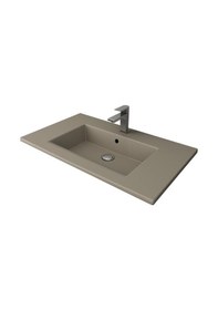Resim Bocchi Milano Etajerli Lavabo 80 CM Mat Kaşmir 1113-011-0126 