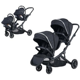 Resim Prego 2223T İbiza Plus Travel Sistem İkiz Bebek Arabası 