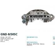Resim GENON DİYOT TABLASI>110AMP KIA SORENTO 100mm(8DIOT)M8 - GENON-GND-M505C 