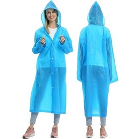 Resim Tezzgelsin Kadın Rüzgar Geçirmez Kapüşonlu Yağmurluk Mavi 