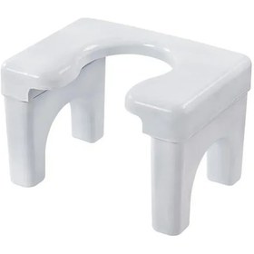 Resim Çömelme Tuvalet Taburesi Sandalye Kaymaz Kalın Ev Genişletme Paneli Sağlam Yuvarlak Kenar Yıkanması Kolay Lazımlık Sandalyeler Banyo İçin Şeffaf Chına 