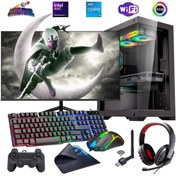 Resim ROGAME I5 14400f 16gb Ddr4 480ssd 12gb Arc B580 24" Monitörlü Oyun Bilgisayarı (GAMİNG SET) 