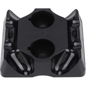 Resim Lemestar Ps4/ps4 Move/ps4 Vr Kumanda İçin 4'lü Şarj Dizüstü, Dayanıklı Abs Malzeme, Anti-kayma, Renkli Göstergeler, Taşınabilir 