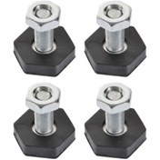 Resim Hotpoint Ariston Uyumlu Çamaşır Makinesi Titreşim Önleyici Makina Ayak 4 Lü Takım 