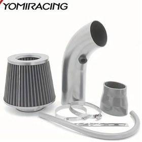 Resim Dashanshop 76mm Gm Adaptörü Alüminyum Hava Filtresi Başlığı Evrensel Siyah 