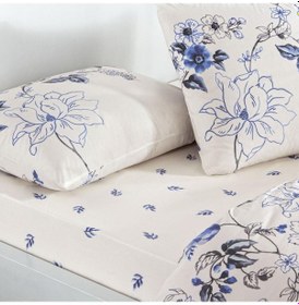 Resim Çift Kişilik Ranforce Nevresim Takımı Luna Mavi - Elm-01-718575 Renkli 