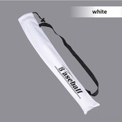 Resim Reedark Beyzbol Sopası Korumalı Çanta - 78cm Kalın Kadife Malzeme, El/çanta İki Kullanıma Uygun, Spor Ekipmanı Taşıma Çantası Beyaz Beyaz 