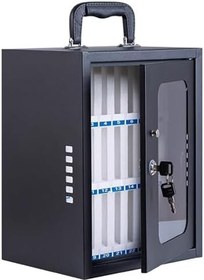 Resim Sınıf Birlikleri ve Hastaneler için Taşınabilir Çelik Cep Telefonu Soyunma Kutusu Duvar/Zemine Monte Kolu 9 "13" 17" 21" Güvenli Depolama Çözümü (24 Yuva) 