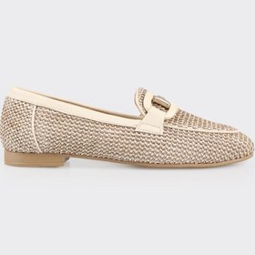 Resim Elle Shoes Naturel Kadın Loafer 